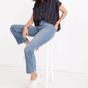 Madewell Cali Demi Boot Jeans in Torrance Wash